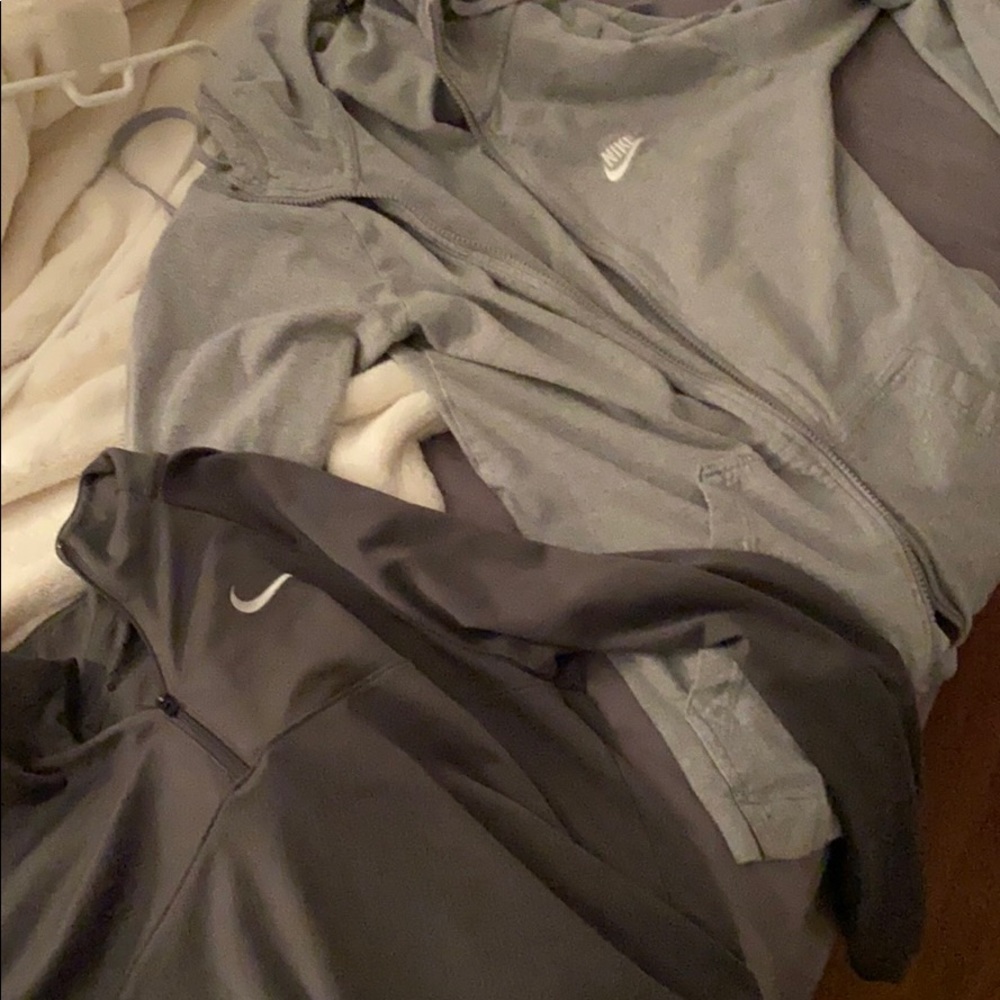 two nike jackets